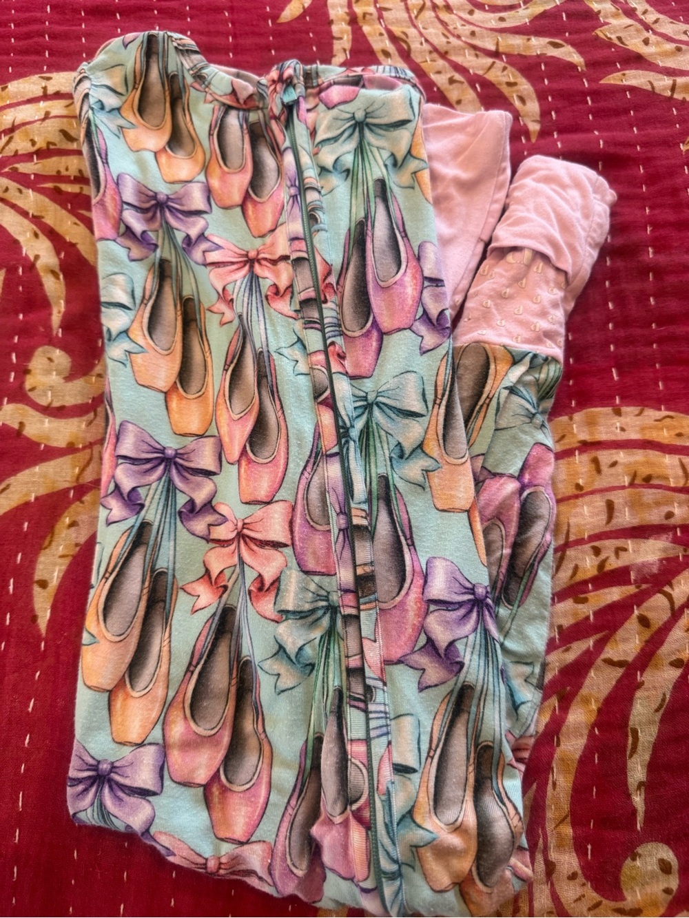 Posh Peanut Pastel ballet onsie